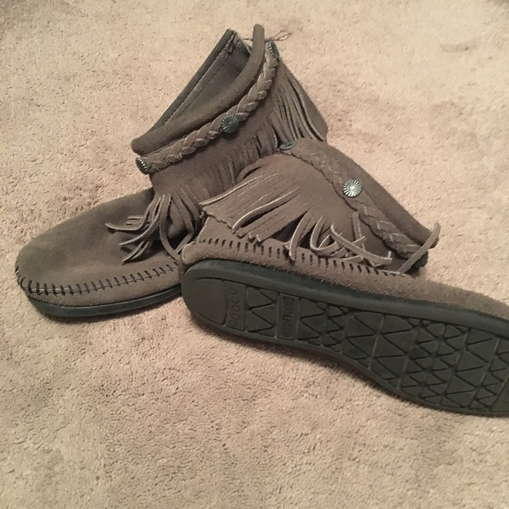 Minnetonka Fringe Boots